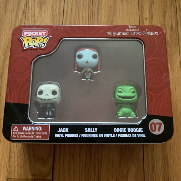 Funko Other - Disney The Nightmare Before Christmas Funko Pop Pocket Pop Vinyl Figures